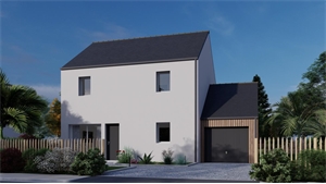 maison à la vente -   22630  LES CHAMPS GERAUX, surface 106 m2 vente maison - UBI476233292